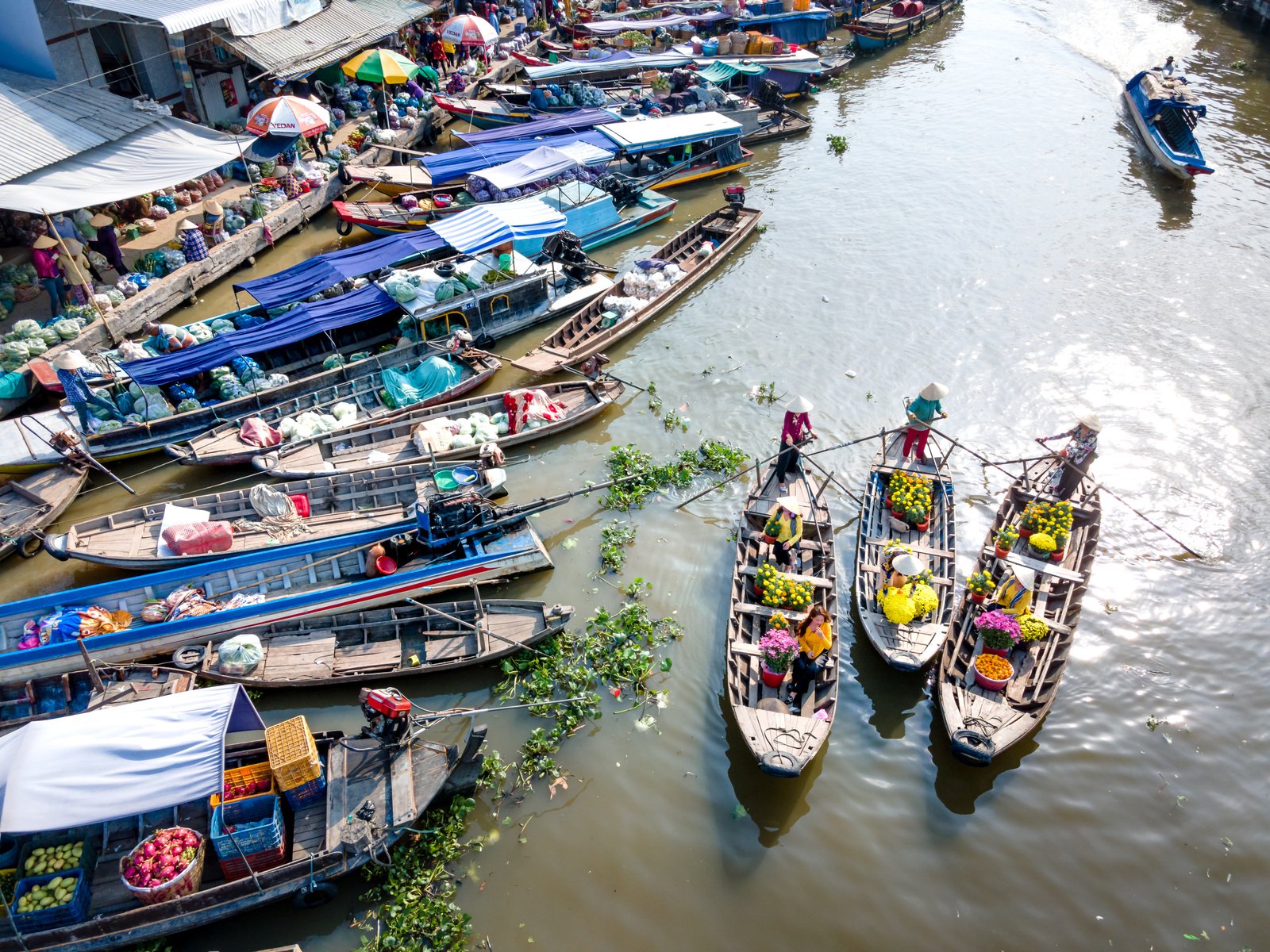 Floating Market in Vietnam