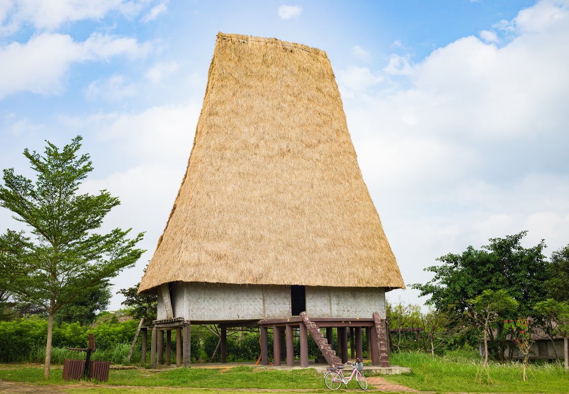 Typical House of J'rai People