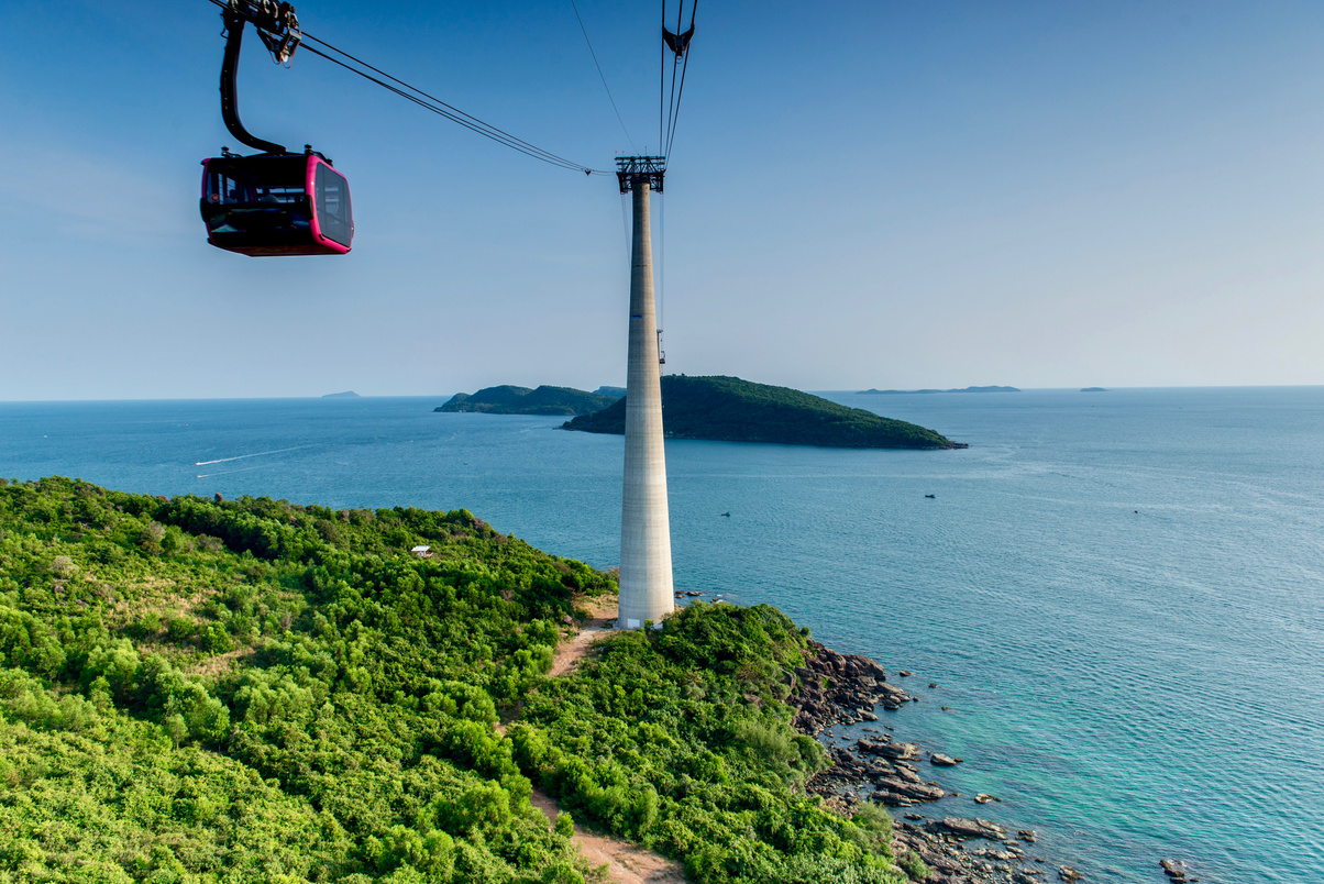 cable car in Phu Quoc